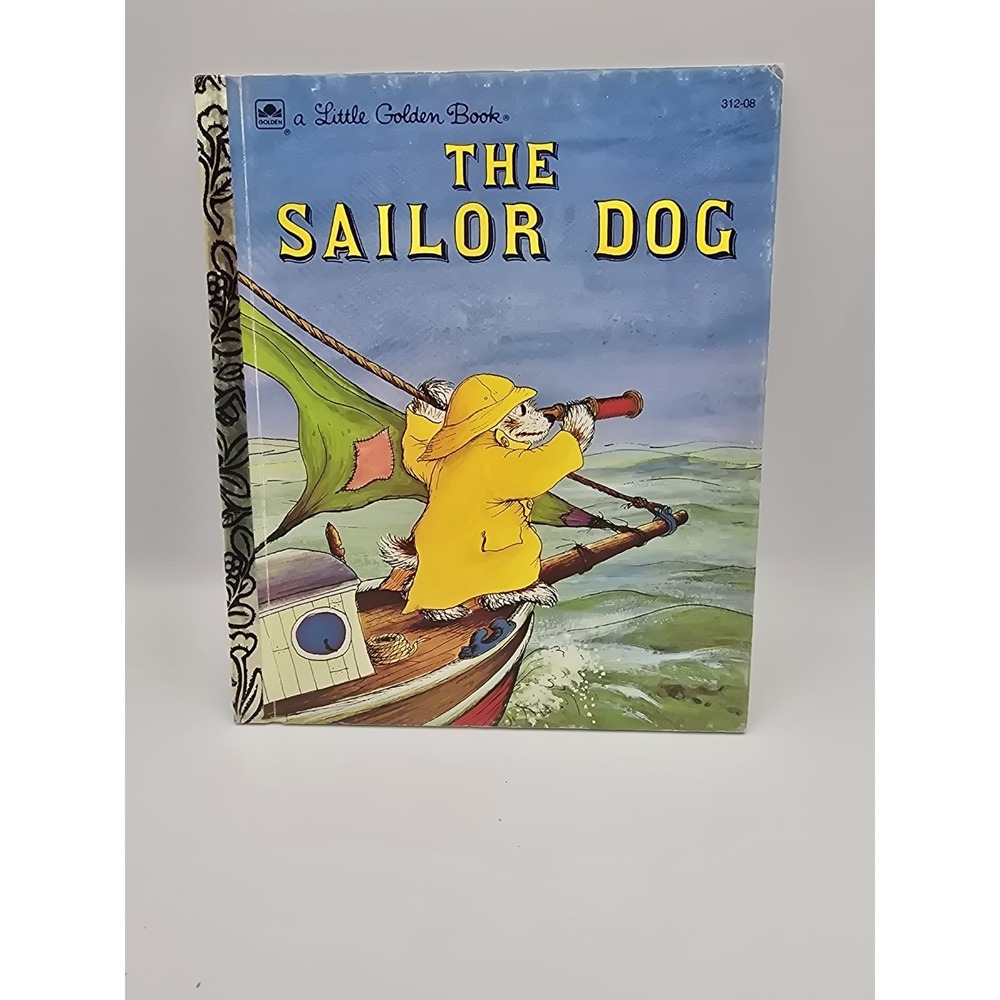 Vintage 1981 50th Anniversary Edition A Little Golden Book The Sailor Dog